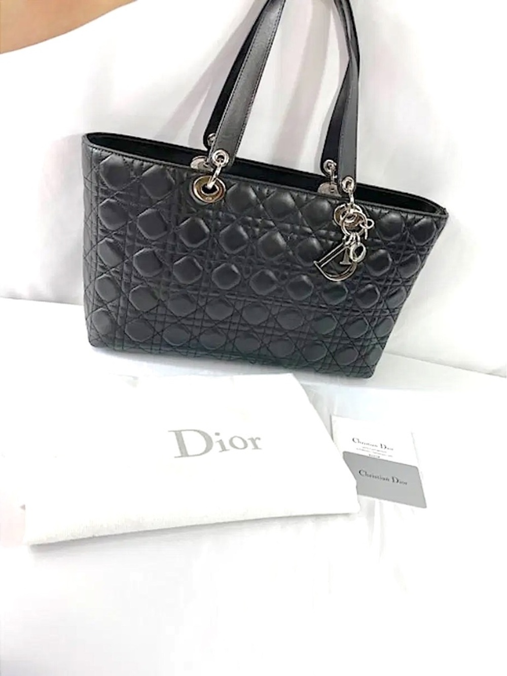 DIOR - Black Tote Bag - Picture 5 of 12